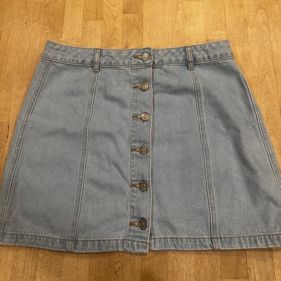 Forever 21 Dresses & Skirts - Forever 21 Blue A-Line Mini Skirt Casual